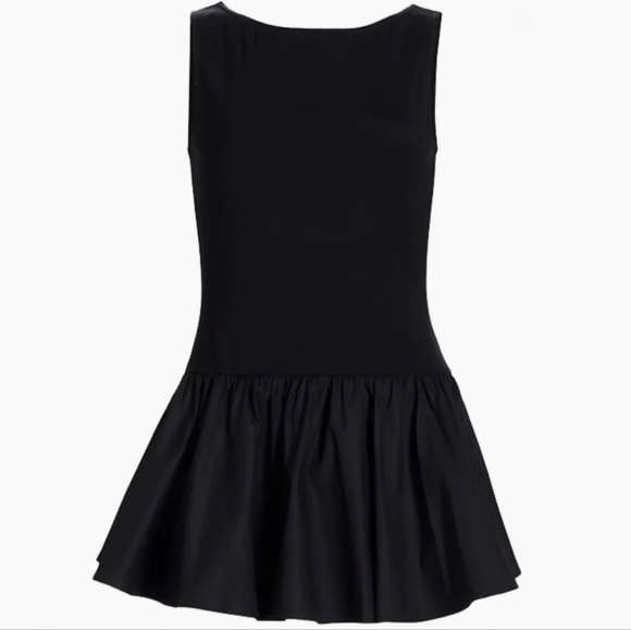See You Monday Dresses & Skirts - See You Monday Low Back Cropped-Waist Ruffle Dress